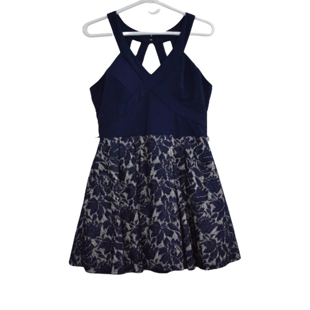 Crystal Doll | Navy blue formal dress
